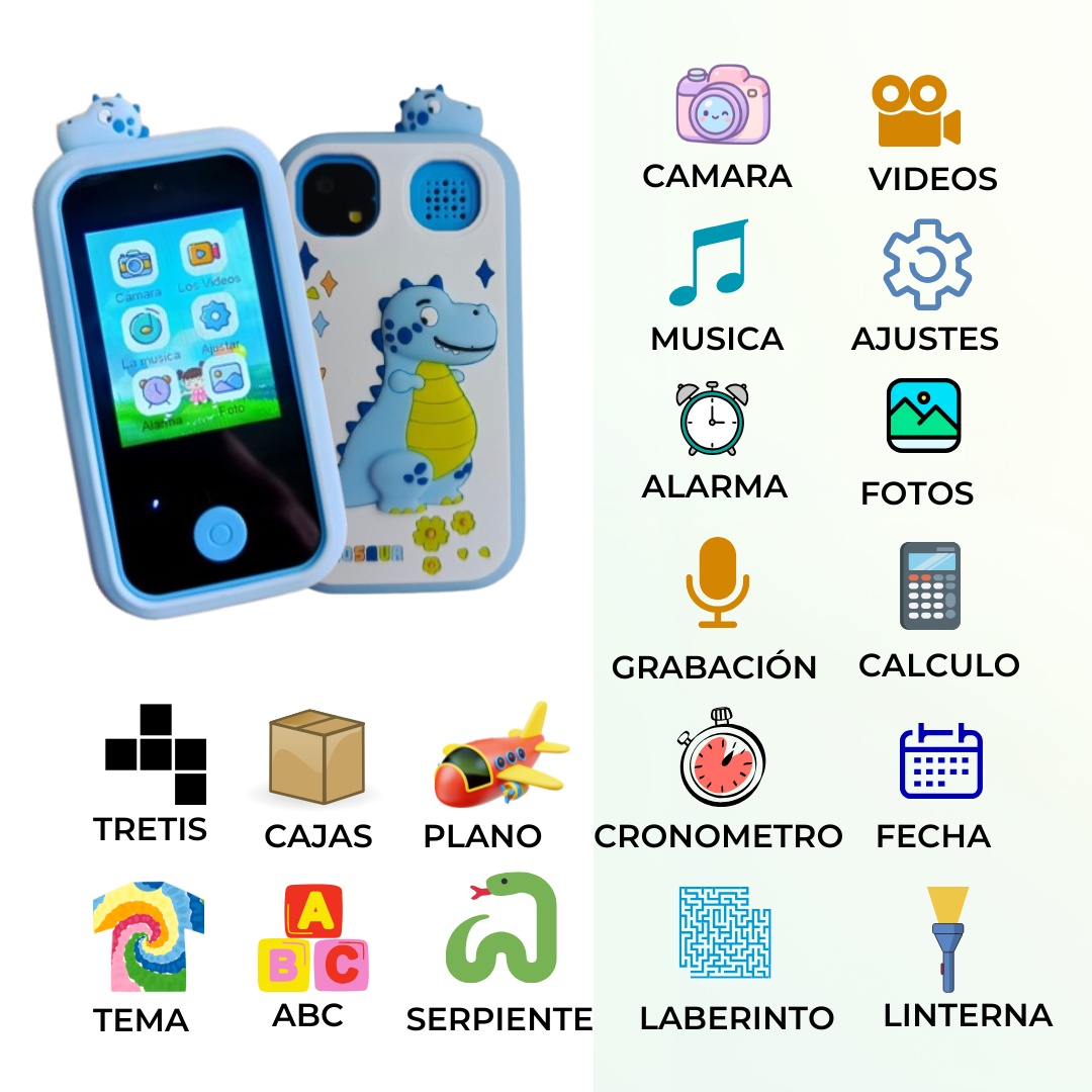 Celular Infantil para Aprender y Jugar